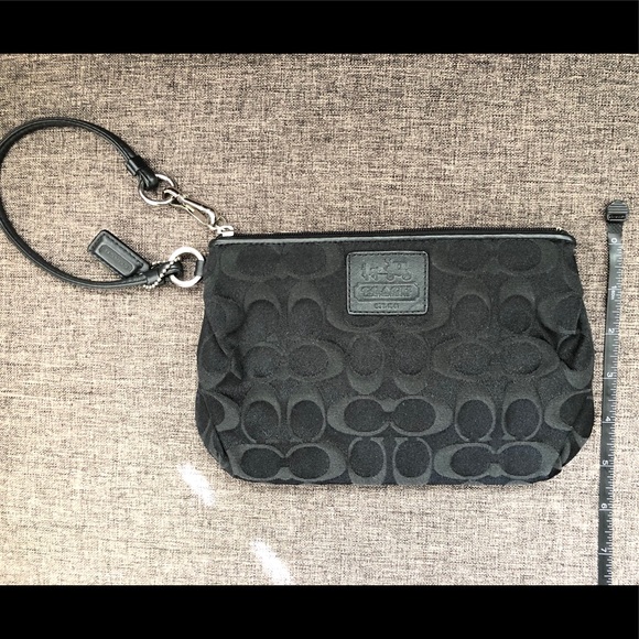 Coach - Black Wristlet - Picture 7 of 7
